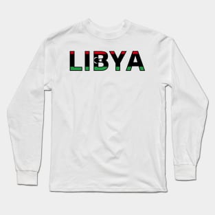 Drapeau  Libya Long Sleeve T-Shirt